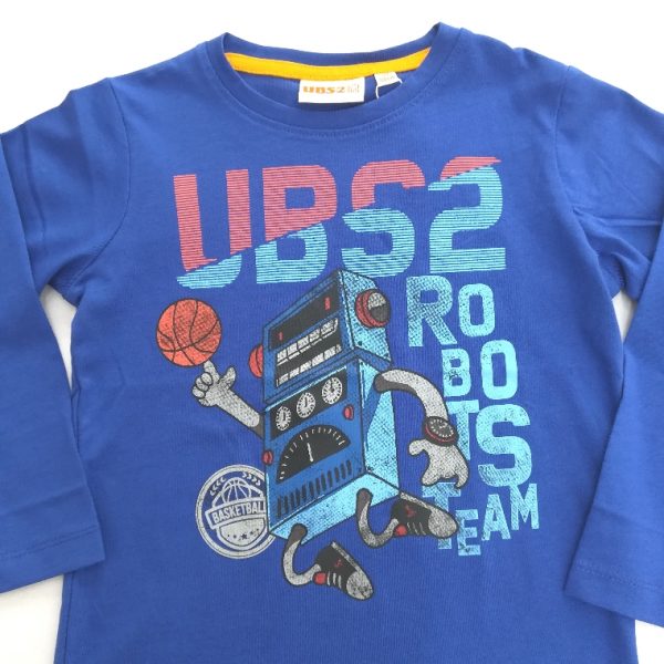 Camiseta robot basket